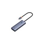 Baseus Flite Series 5-Port Hub （Type-C To Hdmı4k@30Hz*1+Usb 3.0*4) - Uzay Grisi