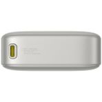 Baseus Free2Pull 20.000 mAh Dahili Type-C Kablolu 65W Hızlı Şarj Dijital Ekran Gri Powerbank
