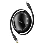 Baseus Free2Pull USB C'den IP'ye Geri Çekilebilir Şarj Kablosu 20 W