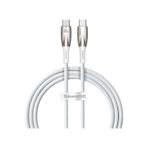 Baseus Glimmer 100W Type-C TO 1 m Beyaz Şarj Kablosu
