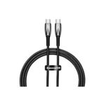 Baseus Glimmer 100W Type-C TO 1 m Siyah Şarj Kablosu