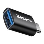 Baseus Ingenuity Mini OTG USB 3.1 to Type-C Siyah Adaptör