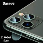 Baseus iPhone 11 Pro 11 Pro Max Tempered Kamera Lens Koruma Camı