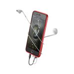 Baseus İphone 7 / 8 İle Uyumlu Şarj Ve Kulaklık Girişli Audio Case Kılıf Kırmızı