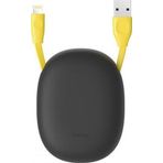 Baseus Lets Go Lightning İphone 12-11, 11 Pro, Se 2020, Xr, Xs, 8-7 İle Uyumlu Usb Kablo 1Metre Calrn-Gy