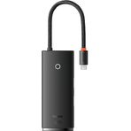 Baseus Lite 5 in 1 Multi Fonksiyonal Type-C Siyah Dock Station Hub