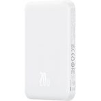 Baseus Magsafe Mini Wireless 5.000 MAH 20W Beyaz Taşınabilir Şarj Cihazı
