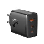 Baseus P10152301113-00 Cube Pro 2C+U Siyah 65W Duvar Tipi Hızlı Şarj Cihazı