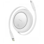 Baseus P10364500213-01 100W 1,5M Ree2 Pull Mini Kablolu Usb-C Şarj Kablosu Beyaz