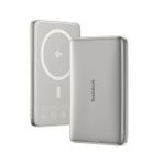 Baseus PicoGo AM41 Ultra Slim Qi2 Magsafe Kablosuz 10.000 mAh 27W Power Bank – Titanyum