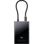 Baseus Pioneer Joy 8 in 1 Multifonksiyonal Type-C Gri Dock Station Hub