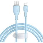 Baseus Pudding Hızlı Şarj Özellikli Usb To Lightning 2.4 A 1.2 M Mavi Kablo