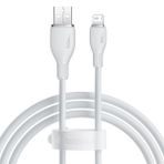 Baseus Pudding Hızlı Şarj Özellikli Usb To Lightning 2.4 A. Kablo 1.2M Beyaz