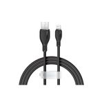 Baseus Pudding Hızlı Şarj Özellikli Usb To Lightning 2.4 A. Kablo 1.2M Siyah