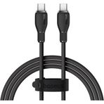 Baseus Pudding Hızlı Şarj Özellikli Usb Type-C 100W 1.2 M Siyah Kablo