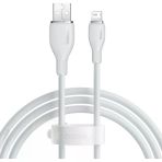 Baseus Pudding Serisi İphone 14 13 12 11 X 7 8 Serileriyle Uyumlu Usb To Lightning 2.4 Amper Hızlı Şarj Ve Data Aktarım Kablosu