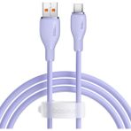Baseus Pudding – USB to Type-C 100W PD 2.0 Hızlı Şarj Kablosu 1.2 m – Mor