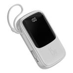 Baseus Q pow PPQD-B02 3A Dijital Göstergeli 10.000 mAh Beyaz PowerBank
