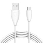 Baseus Small Pretty Waist Beyaz 2A 1 mt Micro USB Data ve Şarj Kablosu