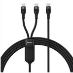 Baseus Super Sarj 150Cm 2İn1 100W Type-C Sarj Kablosu Laptop Macbook Sarj Nintendo Switch Sarj Kablo