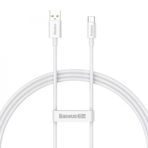 Baseus Super Şarj Kopmaz Kablo 100W Type-C Şarj Kablosu 480Mbps Veri Aktarım Kablosu USB to Type-C