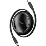 Baseus Super Sarj Makarali 1Mt 100W Type-C Sarj Kablo Laptop Macbook Sarj İphone 15 15 Pro Max Sarj