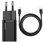 Baseus Super Si 1C 20 W Type-C to Lightning Hızlı Şarj Adaptörü
