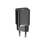 Baseus Super Si Ccsup-B01 PD 20 w Siyah Güç Adaptörü Siyah