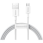 Baseus Superior Series USB To Mikro Hızlı Şarj ve Data Kablosu 2A 1m - Beyaz