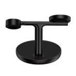 Baseus Swan Magsafe 3-in-1 20W Kablosuz Şarj Cihazı Masaüstü Stand - Siyah