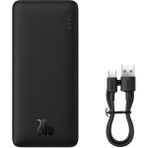 Baseus Ultra İnce 20W 10.000 mAh Süper Hızlı Siyah Powerbank