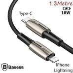 Baseus Waterdrop Type-C To iPhone PD18 W Hızlı 1.3 mt Şarj Kablosu