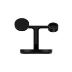 Baseus Wxte00101 Swan 3 İn 1 Magsafe 20W Wireless Şarj Özellikli Stant Siyah
