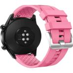 Basias Huawei Watch Gt 3 Se Silikon Kordon (22MM) - Fosforlu Pembe