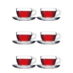 Basic 6Lı Set Çay Kahve Büyük Fincan Bardak Takımı 238 Ml - 12 Parça - 6 Kişilik - 97948