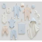 Basıc Erkek Bebek 14LÜ Hastane Çıkışı - Caramell - ZE2212 - Mavi - 0 - 3 Ay - ZE2212-MAVI-0 - 3 Ay Mavi