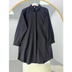 Basic Oversize Tunik Gömlek Siyah