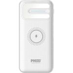 Basic PW11 10.000 mAh Wireless Şarj Çift Çıkışlı LED Göstergeli Beyaz Powerbank