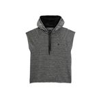 Basic Spor Tişört Kolsuz Kapşonlu
