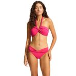 Basic Twist beli geçme detaylı Bikini Altı FUŞYA