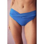 Basic Twist beli geçme detaylı Bikini Altı MAVİ