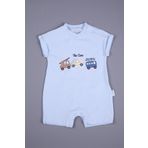 Basic Unisex Penye Pamuklu Yazlik Erkek Bebek Tulum The Cars Desen