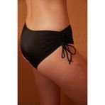 Basic Yüksek Bel Bağlamalı Siyah Bikini Altı - 38