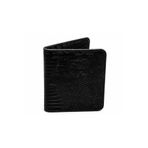 Basics&More Unisex Siyah Gerçek Deri Minimalist İnce Kredi Kartlık ve Mini Cüzdan