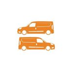 Basık Doblo Sticker 17X17 Cm Turuncu