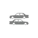 Basık Tofaş Şahin Doğan Sticker 17X17 Cm Gri