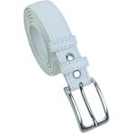 Başkent Çanta Unisex Beyaz Çocuk Kemeri Metal Tokalı - 95 cm