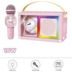 Başkent Tekno 07 RGB Unikorn Figürlü Mikrofonlu Karaoke Bluetooth Hoparlör