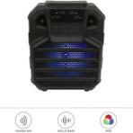 Başkenttekno 1397 Siyah 6,5 Inc Rgb Ledli Taşınabilir Bluetooth Hoparlör Parti Speaker