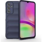 Başkenttekno Samsung Galaxy A25 Kılıf Esnek Tpu Oyuklu Arka Yüzey Tasarımlı Etnik Silikon Kapak - Lacivert